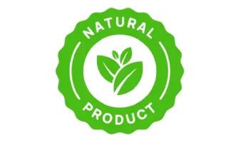 100 percent natural ingredients badge