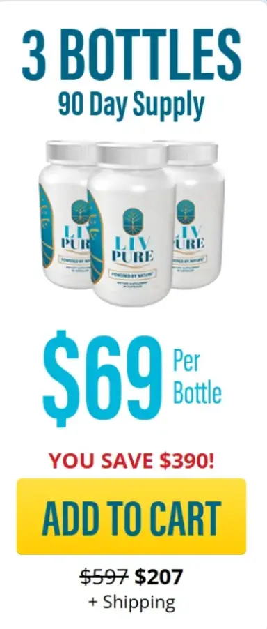 3-bottle option priced at $69 per bottle for a 90-day supply.